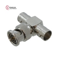 6739 Konektor Koaksial T-Shape Plug Jack RF Adapter ke BNC Dual 75 Ohm 67-39 Free Hanging In-Line TL Terima Daftar BOM