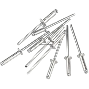 <span class=keywords><strong>Rivet</strong></span> <span class=keywords><strong>aveugle</strong></span> à tête plate en acier inoxydable 304 sur mesure, à grande bride, en aluminium, de type ouvert - Product Image 1