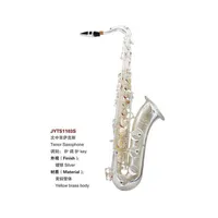 Saxofone de bronze profissional para estudantes, saxofone tenor, abc1103n