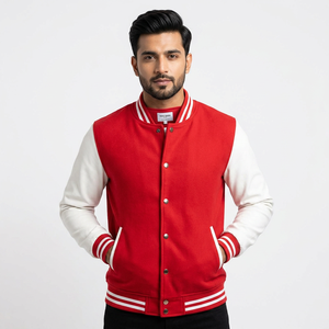 Veste d'hiver de haute qualité, motif personnalisé, broderie pour hommes, vestes varsity avec poches personnalisées, vestes varsity pour hommes - Product Image 1