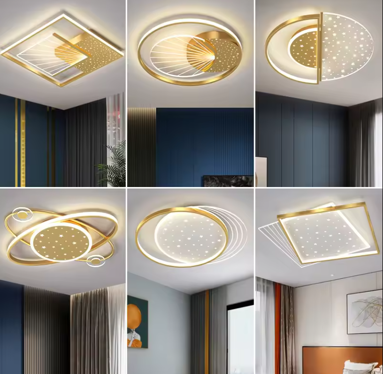 Living Room Decorative Fixtures Round Shape Led ultra Thin Acrylic Ceiling Light for Bedroom