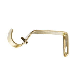 ALY HOME Gold Metal <strong>Curtain</strong> <strong>Poles</strong> 25mm Diameter Adjustable Extendable Wall Mounted with <strong>Eyelet</strong> and Finials - Product Image 3