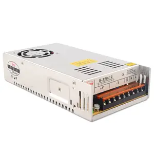 便宜的工厂价格S-320-12 110V/220VAC至12VDC 25A 300w电源用于q开关nd yag激光机