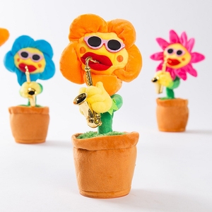 Đồ Chơi Nhồi Bông Hoa Điện Tử Phong Cách Mới Với Nhảy Múa & Âm Nhạc Để Bán - Product Image 3