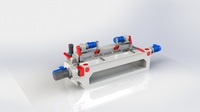 Mesin Pengupas Kayu Tanpa Spindle, Pengupas Veneer Rotary Heavy Duty, Gearbox Terkontrol PLC, Mesin untuk Lini Produksi Kayu Lapis Baru