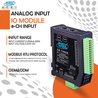 Module Rtu d'entrée analogique à 8 canaux Protocole Modbus Convertisseur de tension de communication RS485 pour l'automatisation industrielle Module d'e/s Modbus