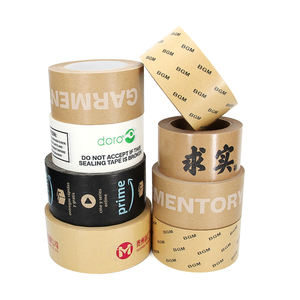 環境に優しいカスタムカラー 防水 水活性 クラフトテープ 紙ガムテープ - Product Image 6