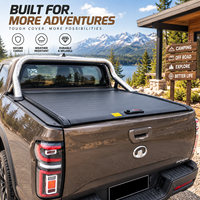 Couverture de benne rigide coulissante en aluminium pour Ranger T6 T7 T8 T9 Wildtrak XLT XLS Maverick