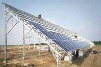 Support de vis de terre en aluminium anodisé personnalisé pour système de montage au sol solaire, supports durables pour panneaux photovoltaïques résistants aux charges éoliennes