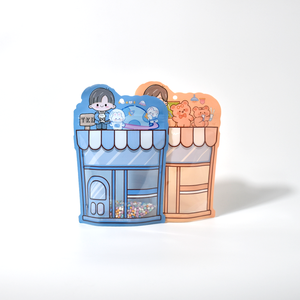 Bolsa de sellado al vacío transparente impresa personalizada, bolsa de pie de plástico PE de grado alimenticio para envasado de alimentos - Product Image 1