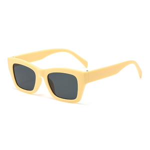 Jamie L1325 Square Frame Sunglasses Black UV400 Unisex For Cycling Driving Outings - Product Image 4