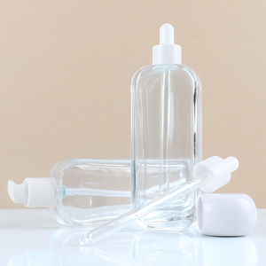 Nouveauté 2026, logo personnalisé, flacons en verre transparent ambré brun de 50 ml, 100 ml, 30 ml, 120 ml - Product Image 6