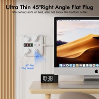 Multiprise portable australienne à 4 prises espacées avec ports USB et Type-C pour la recharge