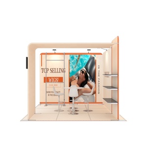 10x10ft tùy chỉnh xách tay nhôm công cụ miễn phí Dễ dàng thiết lập vòm Kệ thương mại hiển thị gian hàng triển lãm hiển thị - Product Image 1