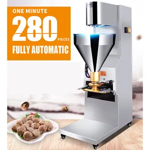 China Lage Prijs Rvs Professionele Mesin Bakso Rundvlees Vlees Bal Kleine Gevulde Krab Vlees Bal Gehaktbal Maker Machines