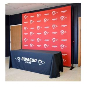 Custom Backdrop Step and <b>Repeat</b> Banner for Trade Show Exhibition Photography Party Event Decoration Backdrop Background - Product Image 1