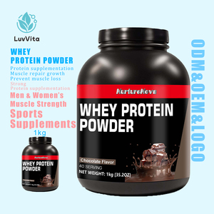 LUVVITA OEM/ODM Protéine de lactosérum riche en protéines, saveur personnalisée, 2,2 lb, 40 portions <span class=keywords><strong>pour</strong></span> la musculation et la perte de graisse. - Product Image 1