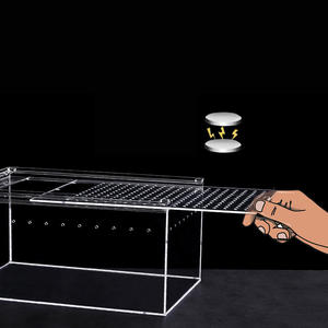 Terrario de vidrio acrílico de 120 galones para alimentación de peces, caja para <span class=keywords><strong>mascotas</strong></span>, tanque para reptiles con tapa - Product Image 2