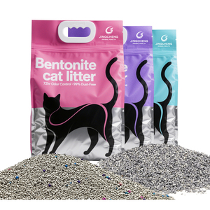Litière pour <span class=keywords><strong>chat</strong></span> MEOWSTARD, petites <span class=keywords><strong>granules</strong></span>, bentonite naturelle, sac de 5 kg, zéolite, charbon actif, agglomérant, super absorbant, faible poussière - Product Image 1