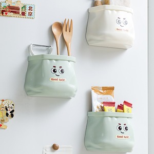 Wholesale Refrigerator Side Door Storage Bucket Household <b>Kitchen</b> Multifunctional Plastic Wall-Mounted Magnetic No-Drill Modern - Product Image 5