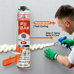 <span class=keywords><strong>Mousse</strong></span> PU à haute expansion 750 ml, <span class=keywords><strong>mousse</strong></span> <span class=keywords><strong>polyuréthane</strong></span> expansible pour <span class=keywords><strong>isolation</strong></span>, insonorisation, remplissage de joints - Product Image 3