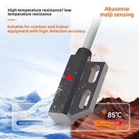 Sensor de Proximidad Magnético Cuadrado AKUSENSE MR-P12-S, Distancia de Detección de 12 mm, Detecta Polos S/N, Dos/Tres Cables, NPN Normalmente Abierto