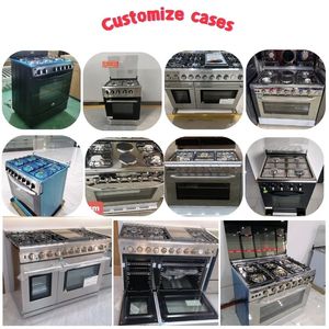 24-Inch Freestanding Electric Gas Range with Convection <b>Oven</b> and <b>Grill</b> Easy-to-Clean Household Cooking <b>Oven</b> and <b>Grill</b> Rack - Product Image 5