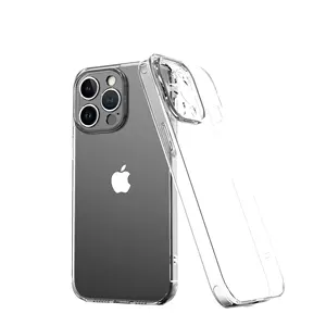 Capa de proteção impermeável ultra-fina para celular, capa transparente de alta transparência para carregamento sem fio de iPhones, lançamento recente