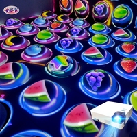 Support technique à distance pour jeu de projection interactif AR avec balle sauteuse, jeux de projection sphérique immersive pour enfants en zone d'expérience