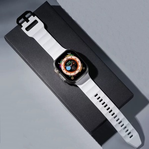Bracelet de montre en caoutchouc EASILIFE FKM pour <span class=keywords><strong>Apple</strong></span> <span class=keywords><strong>Watch</strong></span> Ultra 49mm Fluororubber Fkm élastique pour Iwatch Series 8 7 41mm 45mm - Product Image 3