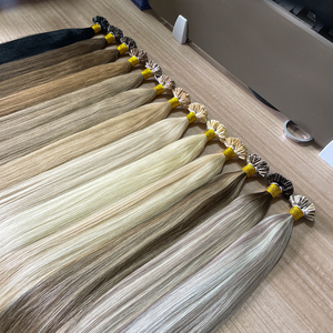 Produits de vente chauds 2024 cheveux humains bruts ongles pointe cheveux Double dessiné européen <span class=keywords><strong>k</strong></span>ératine U/<span class=keywords><strong>K</strong></span>/I pointe Extension de cheveux - Product Image 2