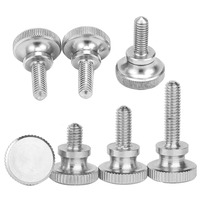 Chine Usine Personnalisé Haute Précision Spéciale M2 M4 M6 Aluminium Acier Inoxydable Zinc Moleté Épaule Captive Vis Pouce