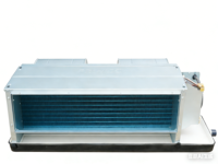 Unité de traitement d'air (UTA) horizontale à ventilateur sans balais, unité de ventilo-convecteur dissimulée 3 rangées 2 tuyaux, eau réfrigérée FCU