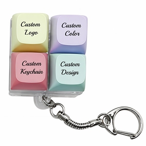 Porte-clés en plastique personnalisé avec logo, divers coloris, mécanique, anti-stress, cadeau promotionnel, <span class=keywords><strong>d</strong></span>écompression, personnalisation - Product Image 5