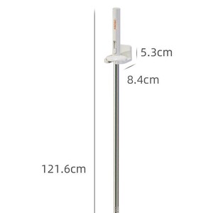 Telescopic Clothes Drying Rod Wall Mounted Extendable Stainless Steel Clothes Rack For Balcony Indoor Use - Product Image 5