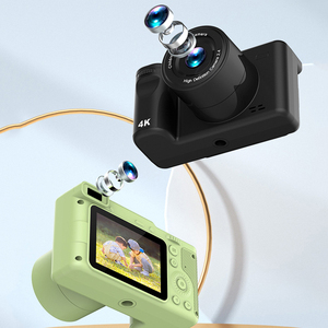 Mini appareils <span class=keywords><strong>photo</strong></span> numériques portables caméra amusante pour enfants enregistreur vidéo double objectif 1080p caméscope pour enfants étudiants élèves - Product Image 2