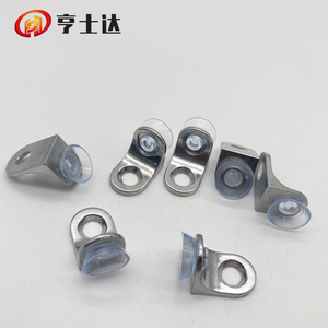 Support d'étagère en verre à plaque plate support de renfort en forme de L pince en verre support d'étagère <span class=keywords><strong>fixation</strong></span> pince de support de ventouse - Product Image 6