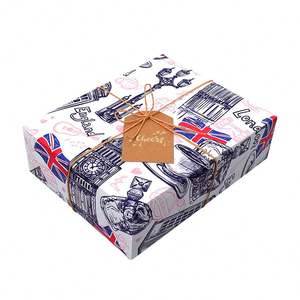High Quality Wholesale 80g Birthday Playful Graffiti Kraft <b>Paper</b> Tissue Gift Luxury Custom Packaging <b>Wrapping</b> <b>Paper</b> <b>Roll</b> - Product Image 1