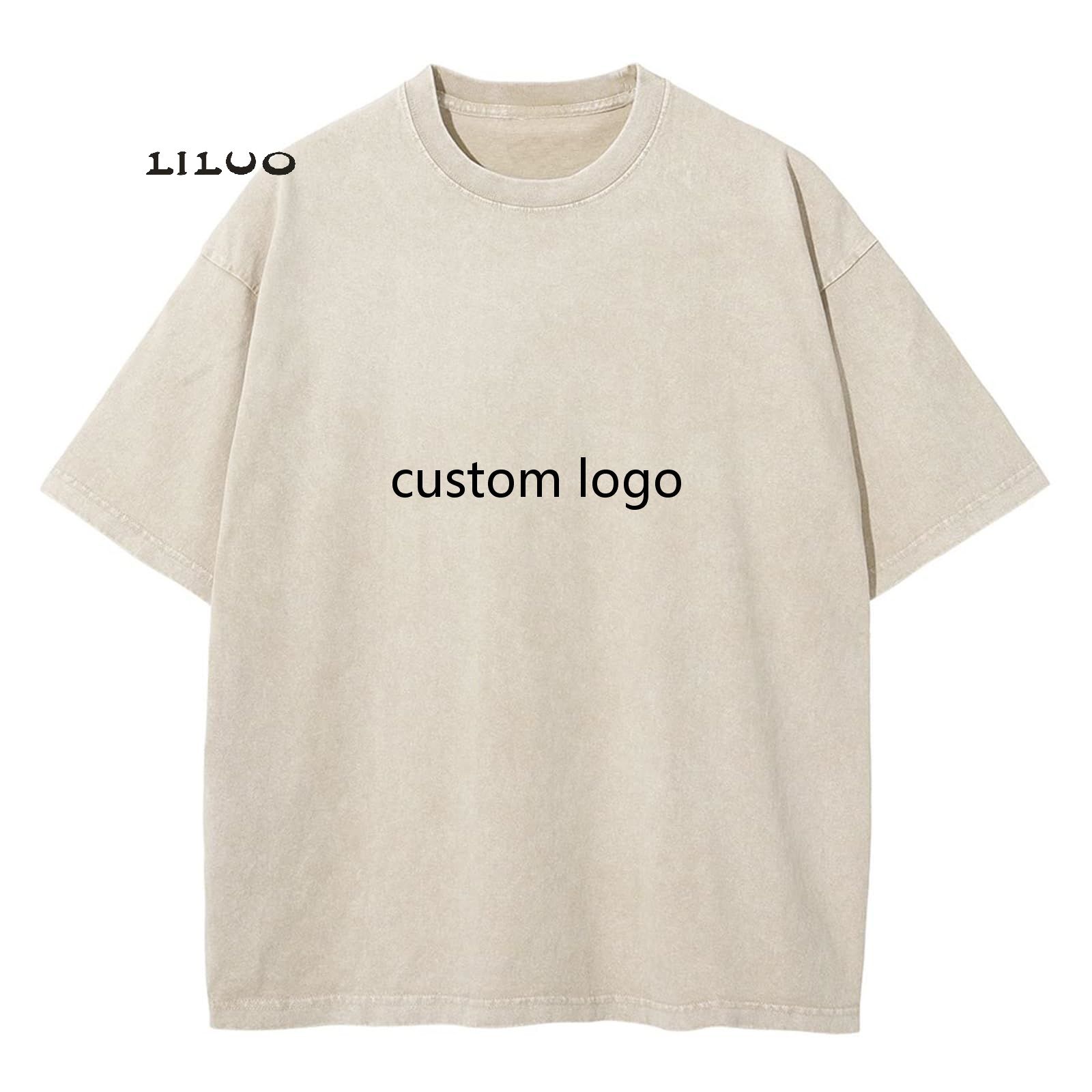 Tシャツ・カットソー COTTON T-SHIRT WITH LOGO PRINT Shop High Quality Wide Boxy Blank T Shirts for Men