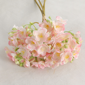 <span class=keywords><strong>Fleur</strong></span> <span class=keywords><strong>de</strong></span> <span class=keywords><strong>jasmin</strong></span> rose artificielle en soie <span class=keywords><strong>de</strong></span> haute qualité en gros pour la décoration <span class=keywords><strong>de</strong></span> mariage, <span class=keywords><strong>de</strong></span> maison et <span class=keywords><strong>de</strong></span> table d'hôtel - Product Image 2