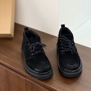 Chaussures de luxe de créateur, bottes de neige au design original, confortables et chaudes, chaussures pour hommes, bottes en coton chaudes de haute qualité pour hommes - Product Image 3