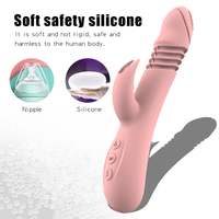 USB Wasserdichter Vibrator für Frauen mit Heizfunktion, Multi-Frequenz G-Punkt und Klitoris-Stimulator