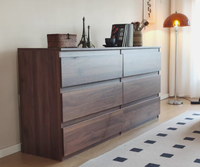 Meuble de bureau en teck de haute qualité, réglable en hauteur, design moderne, avec tiroir, disponible pour le bureau à domicile, l'appartement, la chambre à coucher