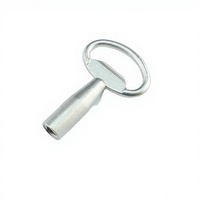 YH1107 Serrure à came à quart de tour en alliage de zinc pour armoire, double bit, cylindre chromé, design triangulaire et carré, qualité supérieure