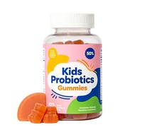 Complément alimentaire pour la digestion des enfants, gommes probiotiques pour enfants, 5 milliards d'UFC de bactéries, complément oral sous forme de bonbons gélifiés