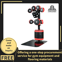 Cible de boxe multi-angle à usage commercial ou domestique Fitness Gym Support d'entraînement de maître de boxe réglable