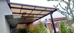 <span class=keywords><strong>Auvent</strong></span> <span class=keywords><strong>de</strong></span> jardin moderne en aluminium et polycarbonate <span class=keywords><strong>de</strong></span> style nouveau, manuel, luxueux, pour garages et parasols familiaux - Product Image 4