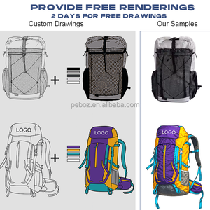 Заводской заказ большой емкости легкий Dyneema нейлон водонепроницаемый многофункциональный рюкзак для кемпинга на открытом воздухе путешествия стильный - Product Image 4