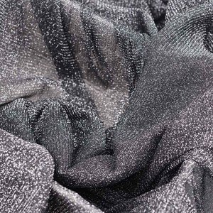 Échantillon gratuit <span class=keywords><strong>nylon</strong></span> 75% fil métallique 25% or argent fil haute élasticité <span class=keywords><strong>bas</strong></span> tissu maille brillant paillettes sequin tissu extensible - Product Image 4