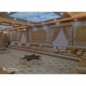 Juego de Muebles Orientales para el Hogar, Estilo Otomano Tradicional Árabe, Sofá, Alfombra de Lana, Cortinas, Mesa, Altura de Asiento de 35 cm - Product Image 3